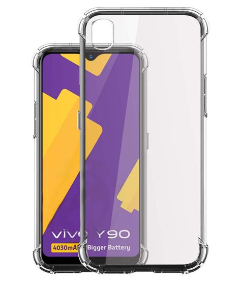 Vivo Y91i Shock Proof Case Mobilegenics Transparent Plain Back