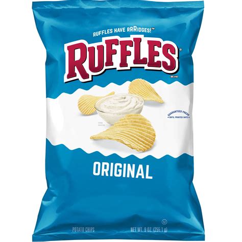 Ruffles Original Potato Chips 9 Oz Bag