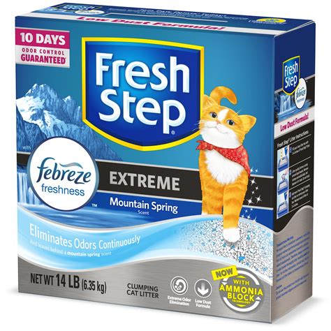 Fresh Step Extreme Scented Litter With The Power Of Febreze Clumping