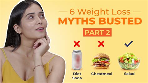 Debunking Weight Loss Myths Part 2 6 Weight Loss Myths Plix Youtube