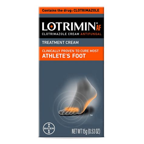 Lotrimin Af Cream For Athlete S Foot Clotrimazole Antifungal