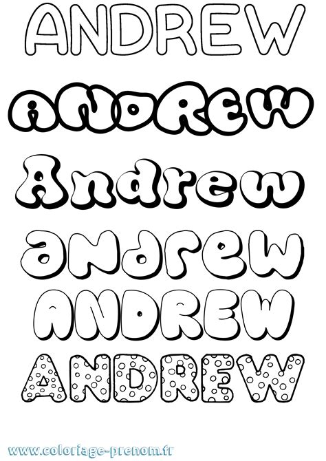 Andrew Name Coloring Pages Adult Coloring Pages
