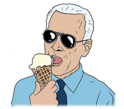 Joe Biden Eating Ice Cream Meme Template Joe Biden Eating Ice Cream Know Your Meme