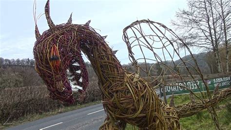 Willow Dragon Sculpture At Cove Garden Nursery Youtube