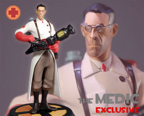 Team Fortress 2 The Red Medic Exclusive Statue Gaming Heads