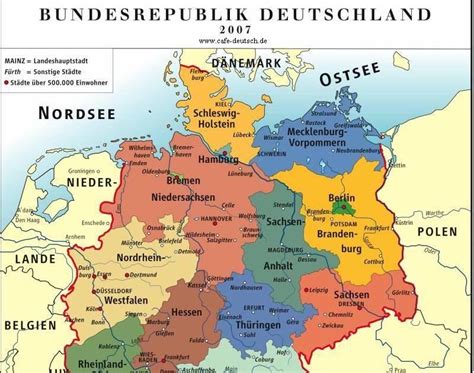 Interaktivna Karta Njemačke Karta