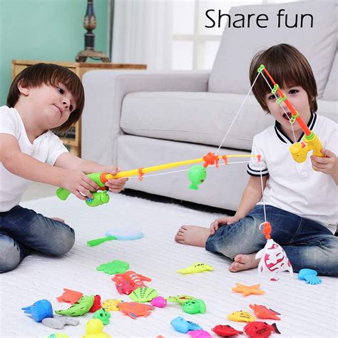Magnetic Fishing Game For Kids Fishing Toys Game Set For Kids With Pole