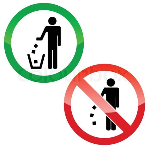 No Littering Sign