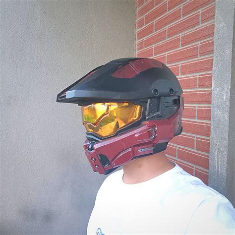 Customized Helmet Halo 3 Mark Vi Master Chief Helmet Wearable Etsy