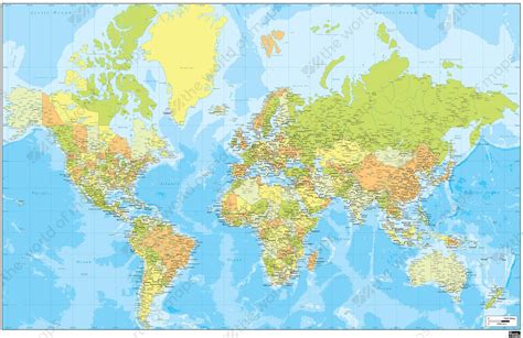 Map Of The World English 88 World Maps