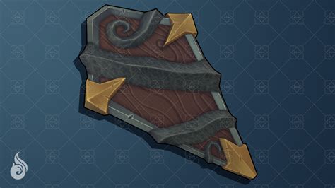 Hand Painted Fantasy Weapons Shields Gamedev Market