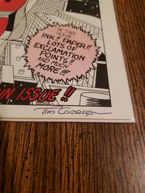 Highly Unlikely Adventures Of Mighty Guy 1 ~ Signed By Tim Corrigan
