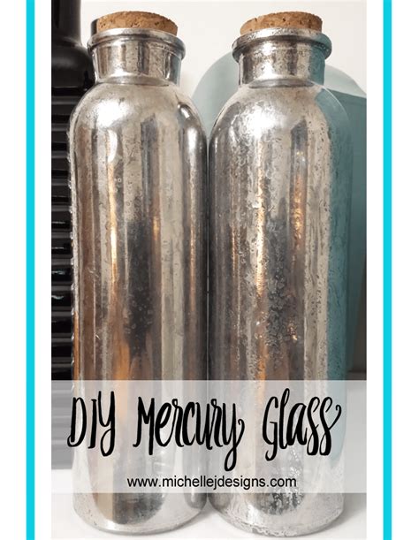 Diy Mercury Glass Michelle James Designs