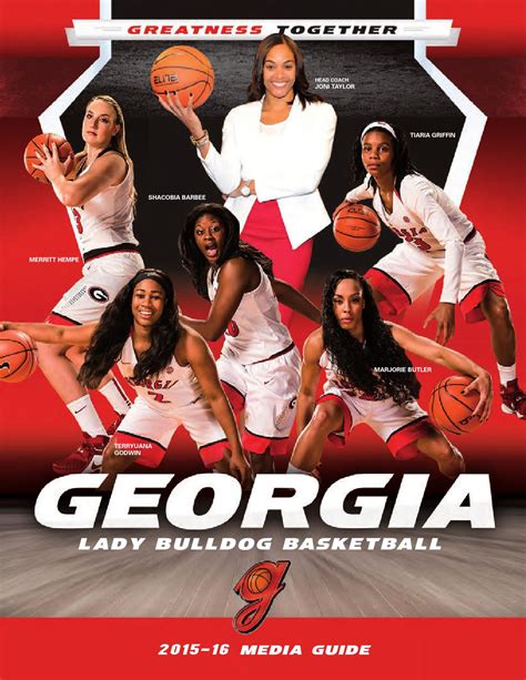 2015 16 Georgia Womens Basketball Media Guide By Georgia Bulldogs