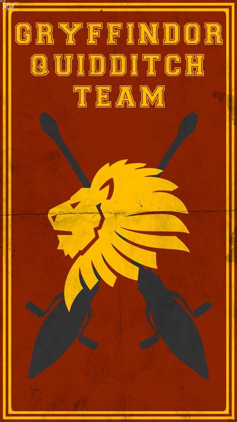 Quidditch Team Poster Gryffindor By Theladyavatar On Deviantart