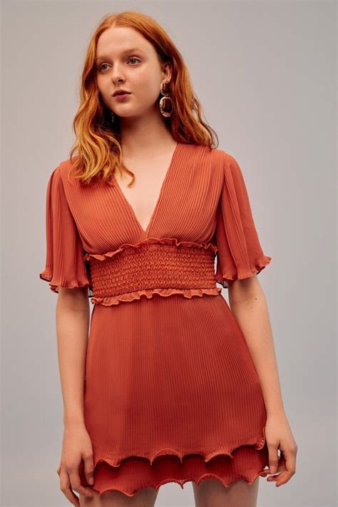 Wanderer Mini Dress Burnt Orange Keepsake Bnkr In 2020 Burnt Orange Dress Dresses Burn
