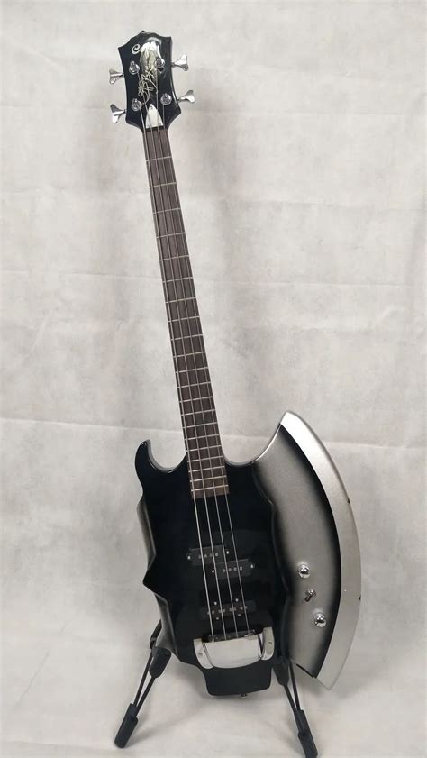 Buy Axe Electric Bass Guitar Heavy Metal Chopper Gene Simmons Black 4 Strings