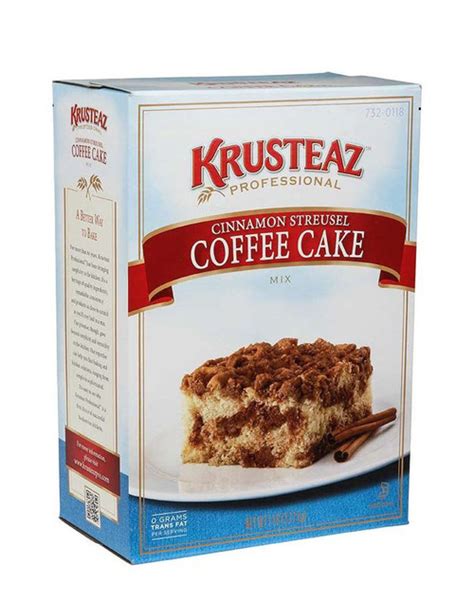 Krusteaz Professional Cinnamon Streusel Coffee Cake Mix 7 Pound Pack