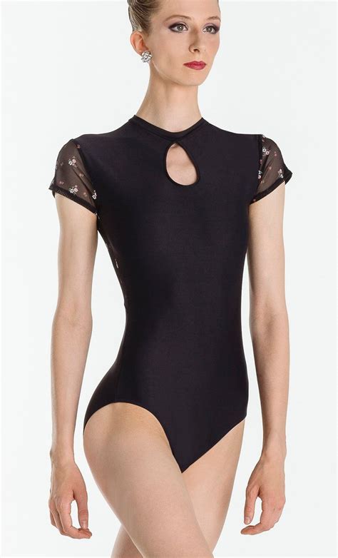 Aristie Unique And Exciting This Leotard Features Four Way Stretch Mesh With Mini Flower