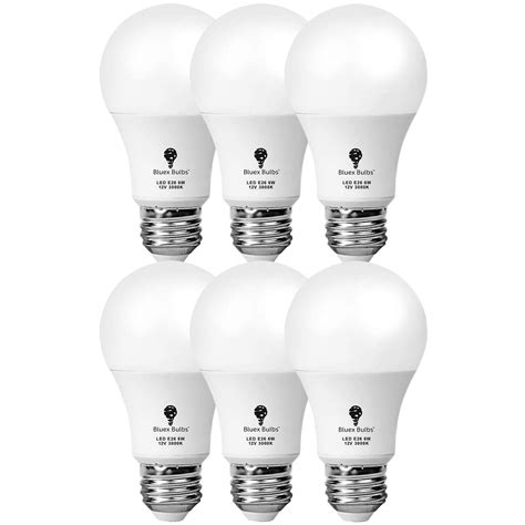 Buy 12 Volt Light Bulb 12v Led Bulb A19 6w 3000k Warm White E26 Low