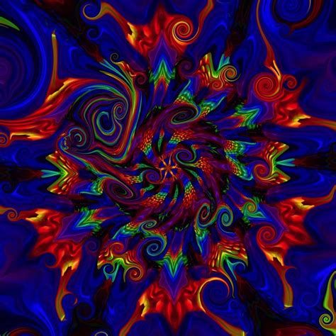 Florals Fractals Mandalas Energy Art Patterns Spiral Wave