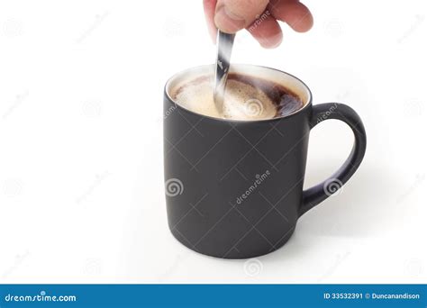 Stirring Coffee Stock Image Image Of Relaxing Mocha