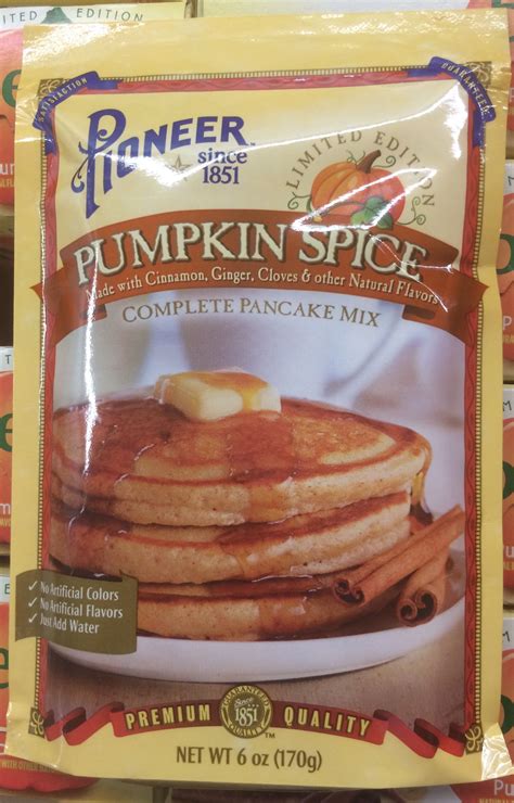 Pioneer Pumpkin Spice Pancake Mix With Images Pumpkin Spice