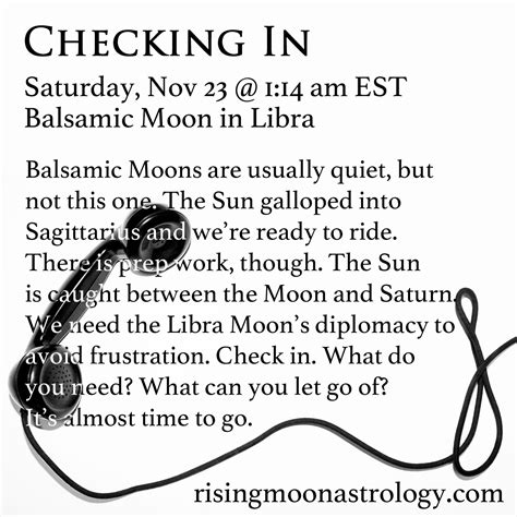 Balsamic Moon In Libra Checking In Rising Moon Astrology