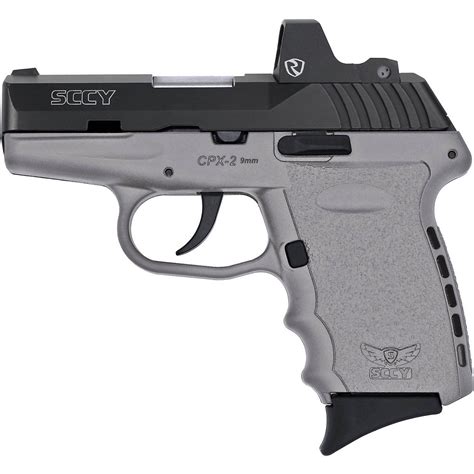 Sccy Cpx 2 Rd Riton Red Dot 9mm Luger 310 In Grey Pistol Academy