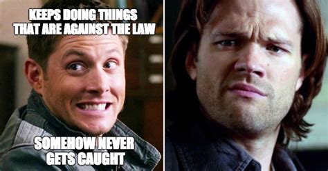 Supernatural 10 Dean Winchester Logic Memes That Are Too Hilarious For Words Logic Memes