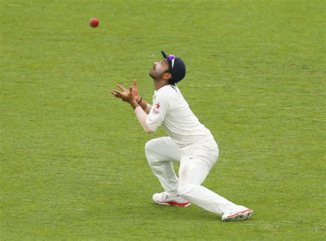 The ground moved with them. Rahane first fielder to take 8 catches in a Test - Rediff ...