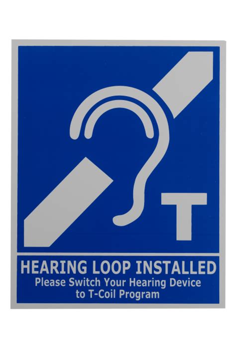 Hearing Loop Sign Southern Star Technology