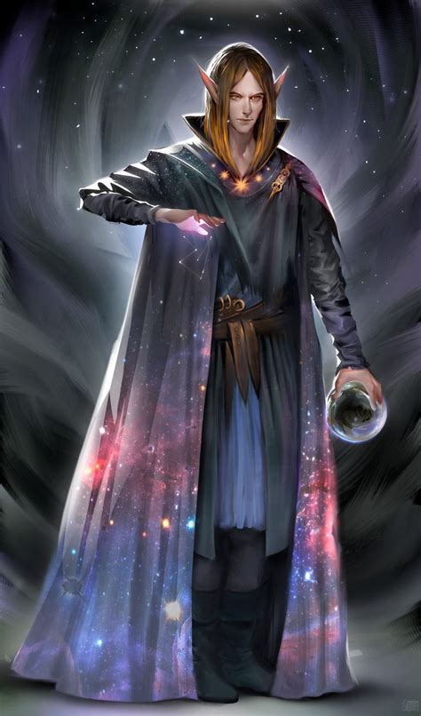Tags Fantasy Art Male Character Elf Wizard Mage Sorcerer Mzlowe