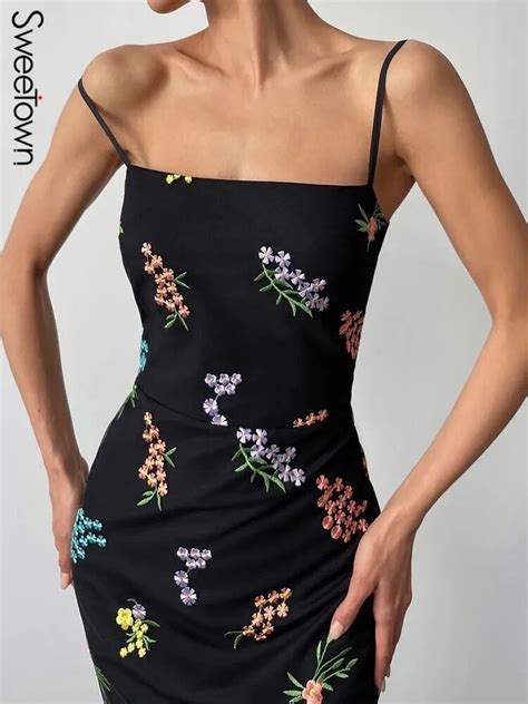Floral Summer Dress Aesthetic Floral Dress Bodycon Clothes Floral