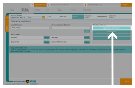 Select register online shopping 3. How to get a Limit Increase - How To Demos - FNB