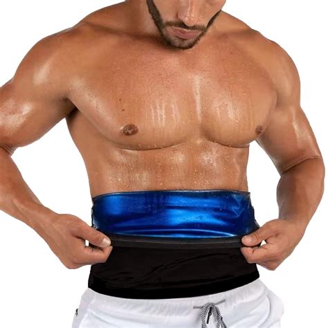 Lilvigor Sweat Waist Trimmer Sauna Belt Body Shaper For Men Workout