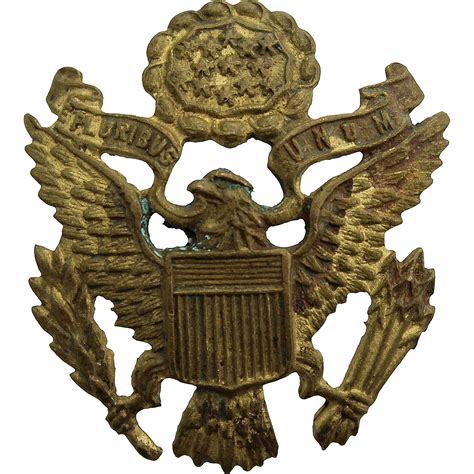 Ww2 United States Us Army American Infantry Cap Badge