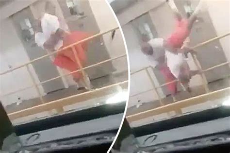 Brutal Prison Fight Ends In Man Being Thrown Off Balcony Daily Star