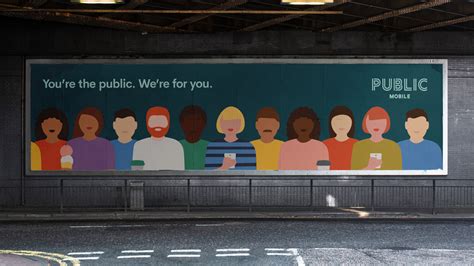 Brand New New Logo And Campaign For Public Mobile By Cossette