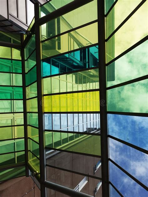 Stained Glass Roof Stock Image Image Of Colors Structure 40596899