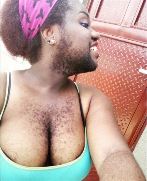 Nigerias Hairiest Woman Queen Okafor Shares Sexy New Photos