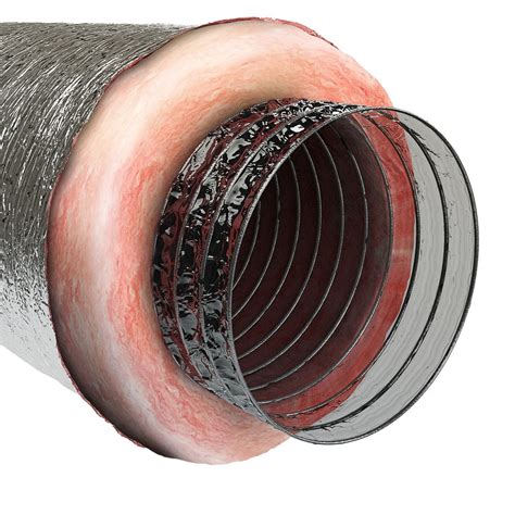 Shop Imperial 8 In X 25 Ft Insulated Polyester Flexible Duct At