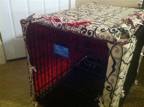 Dog crate bumper pads sewing pattern. Keepin' Crafty: DIY Dog Crate Cover