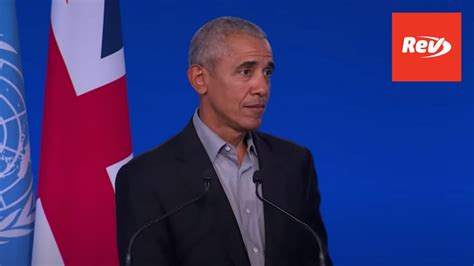 Barack Obama Cop26 Climate Speech Transcript Rev Blog