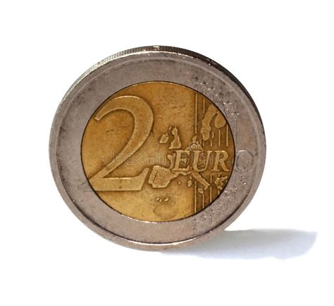 Two Euros Coin Stock Image Image Of Business Euro Little 12372675