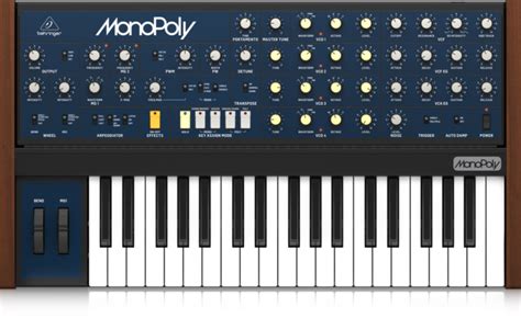 Behringer MonoPoly Paraphonic Synthesizer Now Available For $699 - Synthtopia