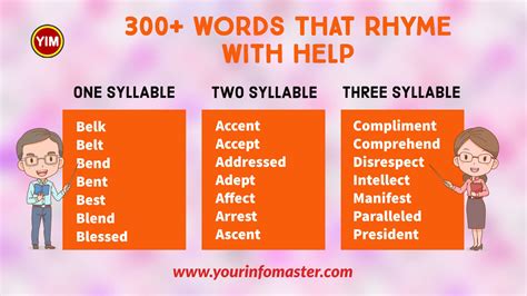 Help Rhyming Words Archives Your Info Master