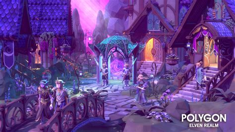 Polygon Elven Realm In Environments Ue Marketplace