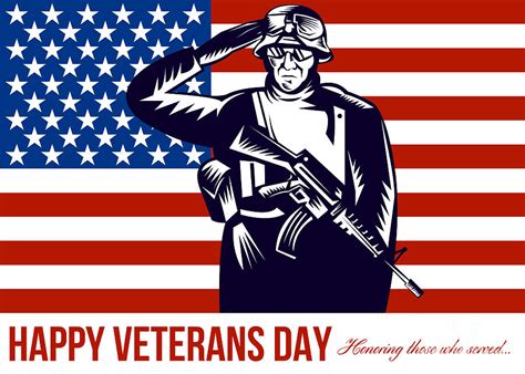 Us Veterans Day Remembrance Greeting Card Digital Art By Aloysius