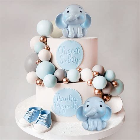 Elephant Baby Shower Cake Decorations, Baby Elephant Cake Topper